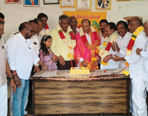 మదిరే భాస్కర్ రెడ్డి ఆధ్వర్యంలో ఘనంగా తెలుగుదేశం పార్టీ నూతన సంవత్సర వేడుకలు