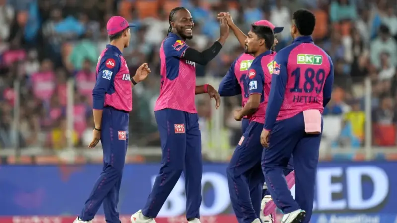 జురెల్ జుంఝుమారుతం.. గుజరాత్ కోటలో రాయల్స్ జైత్రయాత్ర!