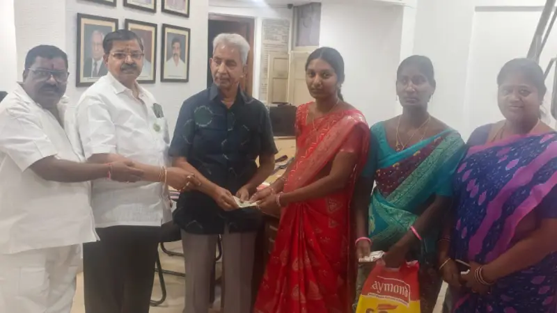 వెల్లంకిలో విషాదం.. బాధిత కుటుంబాలకు సహాయం