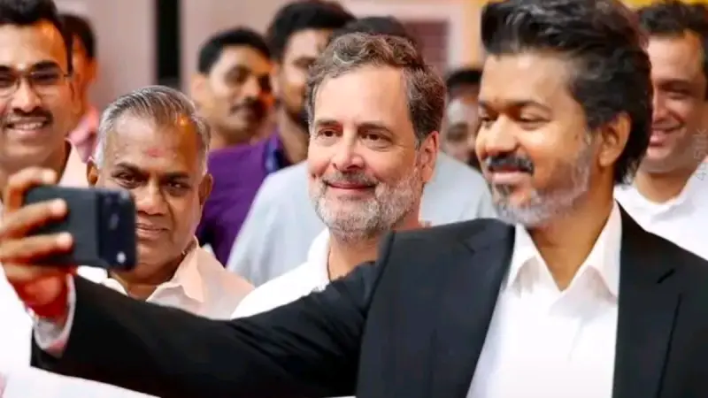 “விஜய் வாக்குறுதிகளை நிறைவேற்றுவார் என நம்புகிறேன்”... ராகுல் காந்தி வாழ்த்து