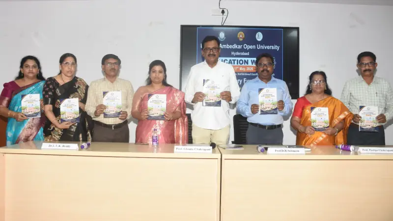 డిజిటల్‌ విద్యాసంస్థగా అంబేద్కర్‌ ఓపెన్‌ వర్సిటీ.సంస్థాగత అభివృద్ధి ప్రణాళిక కీలకం : వీసీ ఘంటా చక్రపాణి