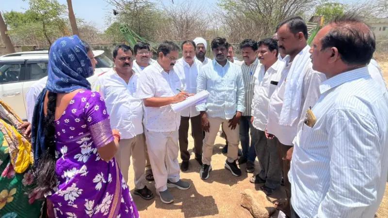 ధాన్యం కొనుగోలు కేంద్రాలపై ఎమ్మెల్యే ఆకస్మిక తనిఖీలు.  రైతులకు ఇబ్బందులు లేకుండా కొనుగోలు వేగవంతం చేయాలి