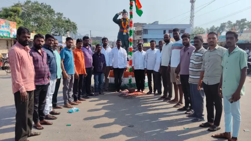 తెలంగాణ సాధనలో బీజేపీ పాత్ర మరువలేనిది రామన్నపేటలో తెలంగాణ అవతరణ వేడుకలు