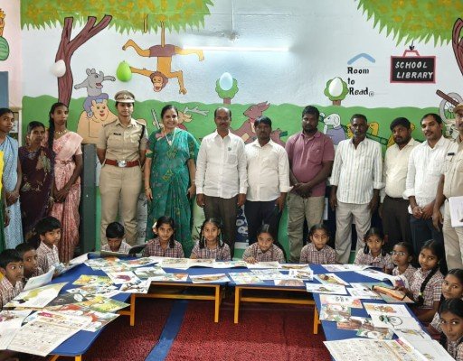 కన్సాన్‌పల్లి ఎంపీపీఎస్‌లో నూతన గ్రంథాలయ ప్రారంభం