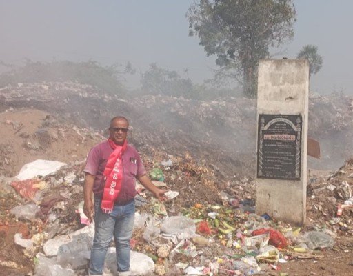 అధ్వాన్నంగా మున్సిపాలిటీ చెత్త డంపు యార్డ్