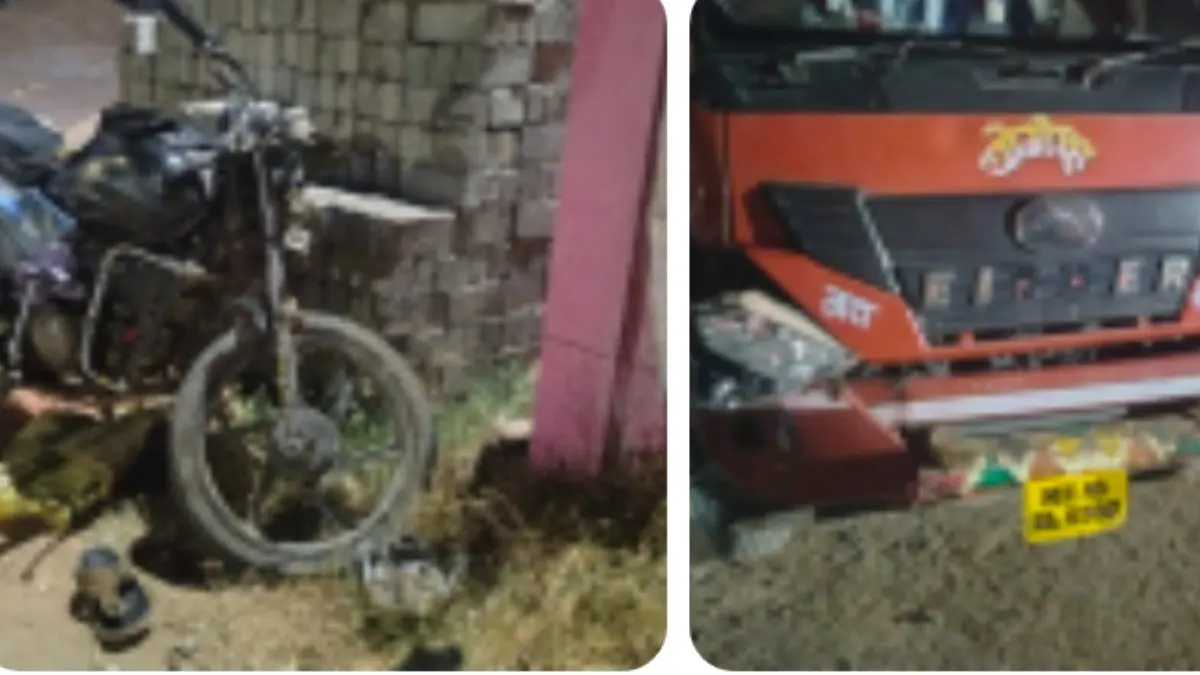 చిట్యాలలో రాత్రి రోడ్డు ప్రమాదం – బైకర్   తీవ్ర గాయాలు 