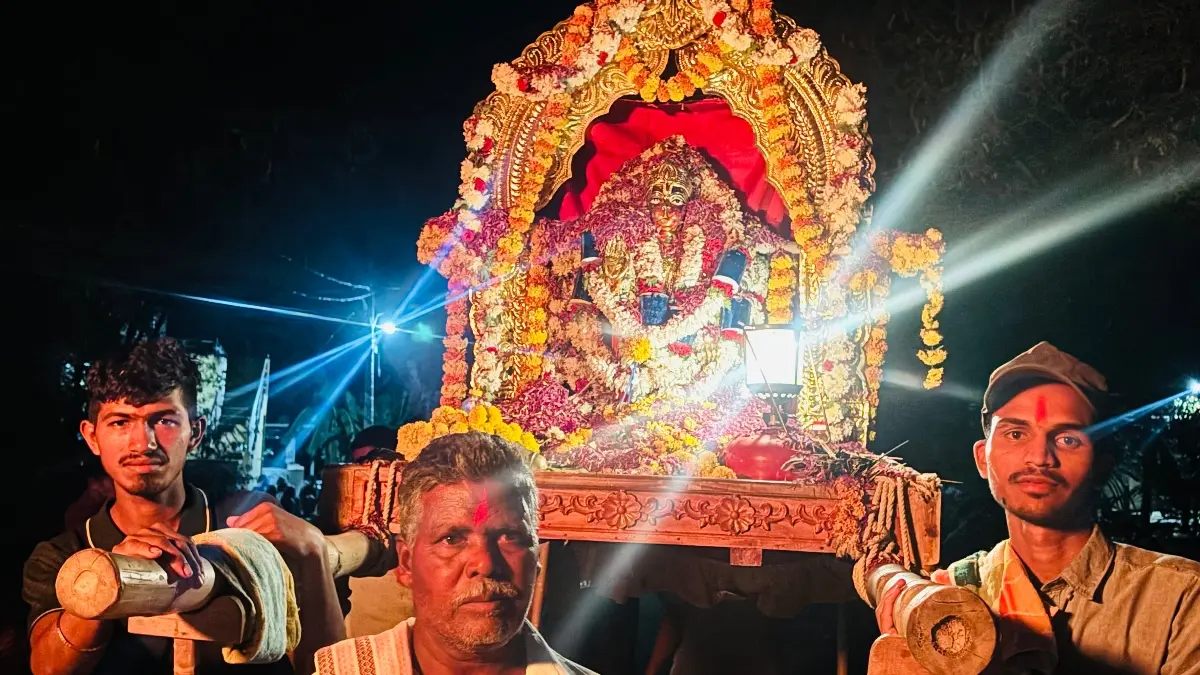 శ్రీరామ నవమి సందర్భంగా సుద్దకుంటపల్లి గ్రామంలో ఆంజనేయస్వామి విగ్రహ ఊరేగింపు ఘనంగా