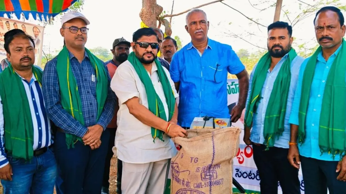 ధాన్యం కొనుగోలు కేంద్రాల ప్రారంభం