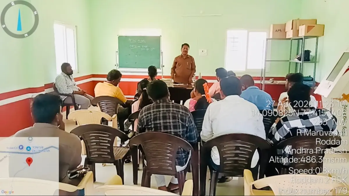 రొద్దంలో ప్రకృతి వ్యవసాయంపై శిక్షణ